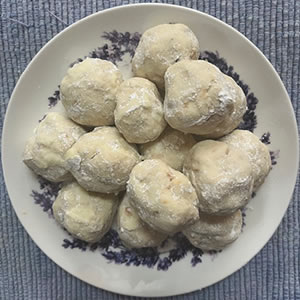 Lavender Snowball Cookies 2024